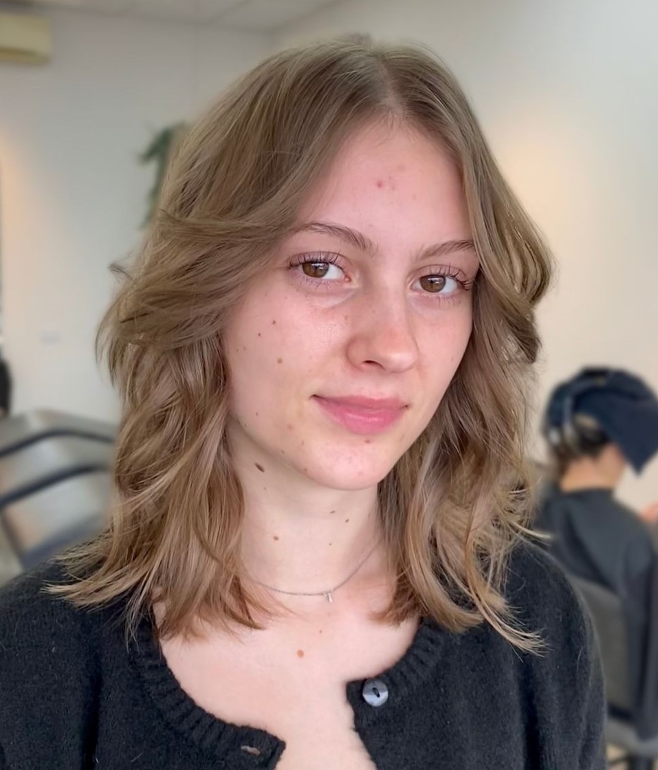 Shoulder Length Cut with Face Framing Layers